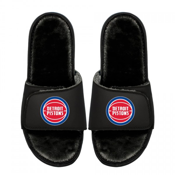 Подростковая Detroit Pistons ISlide Logo Fur Slide Sandals