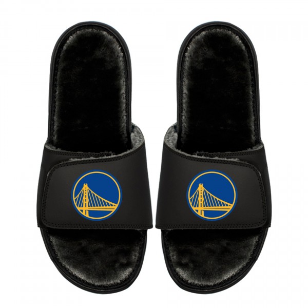 Подростковая Golden State Warriors ISlide Logo Fur Slide Sandals