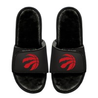 Unisex Toronto Raptors ISlide Logo Fur Slide Sandals