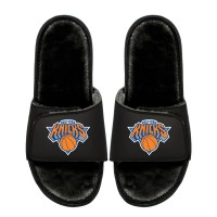 Unisex New York Knicks ISlide Logo Fur Slide Sandals