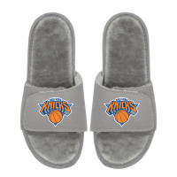 Unisex New York Knicks ISlide Logo Fur Slide Sandals