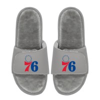 Unisex Philadelphia 76ers ISlide Logo Fur Slide Sandals