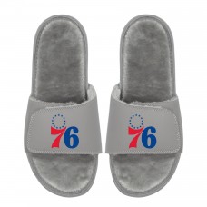 Unisex Philadelphia 76ers ISlide Logo Fur Slide Sandals