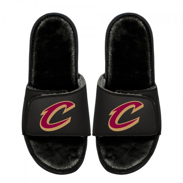 Unisex Cleveland Cavaliers ISlide Logo Fur Slide Sandals