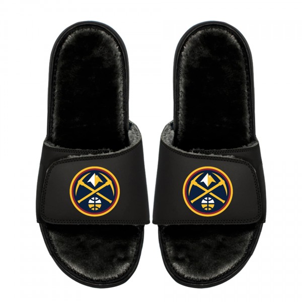 Шлепки Unisex Denver Nuggets ISlide Logo Fur