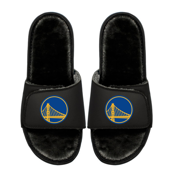 Unisex Golden State Warriors ISlide Logo Fur Slide Sandals