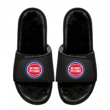 Unisex Detroit Pistons ISlide Logo Fur Slide Sandals
