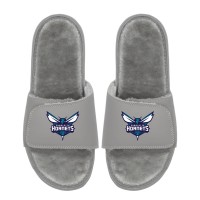 Unisex Charlotte Hornets ISlide Logo Fur Slide Sandals
