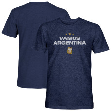 Футболка Argentina National Team 1863FC Athletic Wordmark Vintage Tri-Blend - Navy