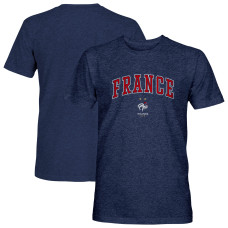 Футболка France National Team 1863FC Athletic Wordmark Vintage Tri-Blend - Navy