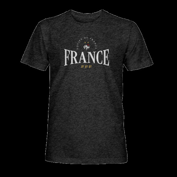 Футболка France National Team 1863FC Athletic Wordmark Vintage Tri-Blend - Black