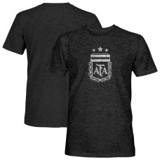 Футболка Argentina National Team 1863FC Mono Badge Vintage Tri-Blend - Black