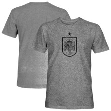 Футболка Spain National Team 1863FC Mono Badge Vintage Tri-Blend - Gray