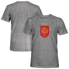 Футболка Spain National Team 1863FC Color Badge Vintage Tri-Blend - Gray