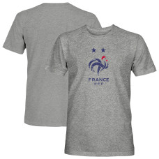 Футболка France National Team 1863FC Color Badge Vintage Tri-Blend - Gray