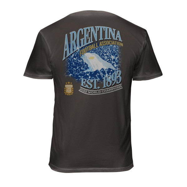 Футболка Argentina National Team 1863FC Wordmark Cotton - Gray