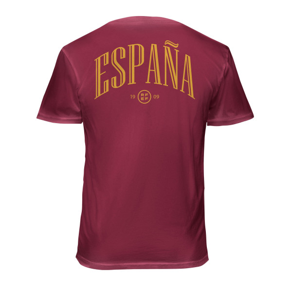 Футболка Spain National Team 1863FC Back Wordmark Soft Wash - Red