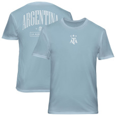 Футболка Argentina National Team 1863FC Back Wordmark Soft Wash - Light Blue