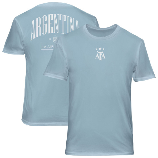Футболка Argentina National Team 1863FC Back Wordmark Soft Wash - Light Blue