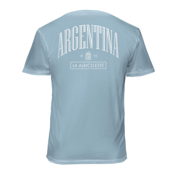 Футболка Argentina National Team 1863FC Back Wordmark Soft Wash - Light Blue