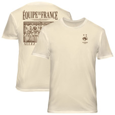 Футболка France National Team 1863FC Vintage Soft Wash - Cream