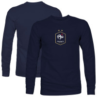 Футболка с длинным рукавом France National Team 1863FC Color Badge - Navy