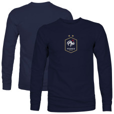 Футболка с длинным рукавом France National Team 1863FC Color Badge - Navy