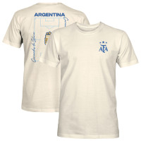 Футболка Argentina National Team 1863FC Own the Pitch Heavyweight - Cream