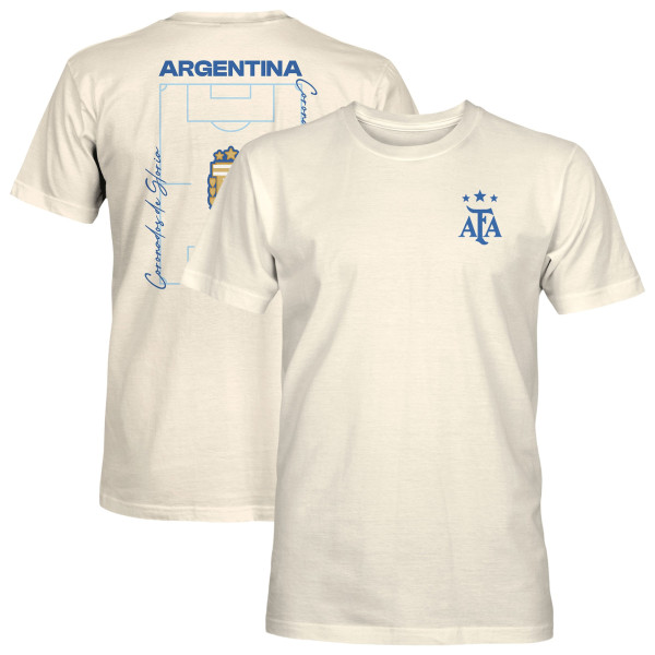 Футболка Argentina National Team 1863FC Own the Pitch Heavyweight - Cream