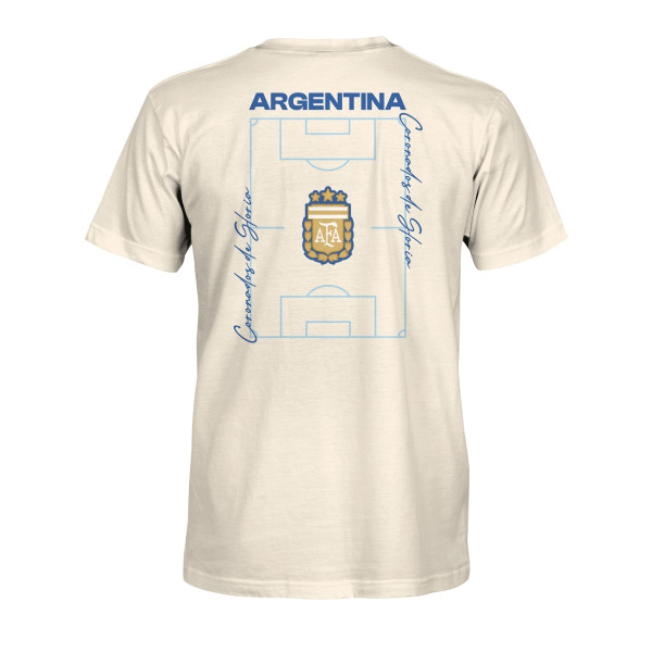 Футболка Argentina National Team 1863FC Own the Pitch Heavyweight - Cream