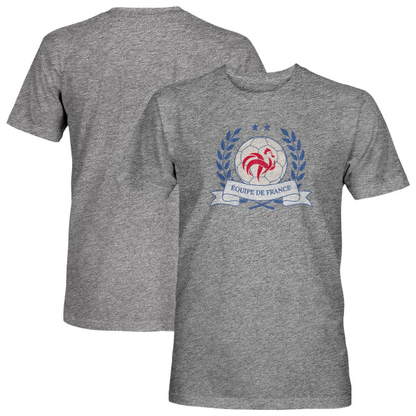 Футболка France National Team 1863FC Vintage Tri-Blend - Gray