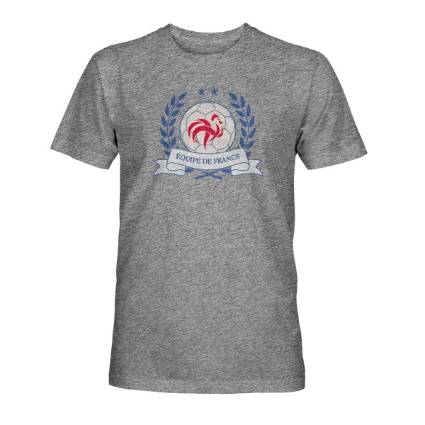 Футболка France National Team 1863FC Vintage Tri-Blend - Gray