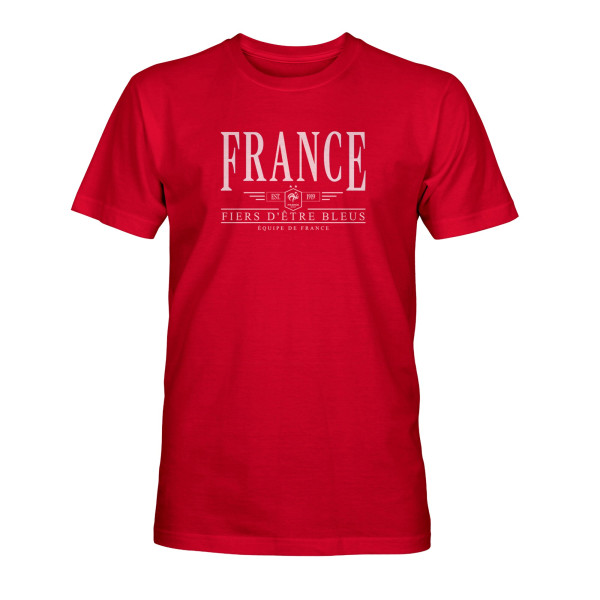 Футболка France National Team 1863FC Fiers D'etre Bleus - Red
