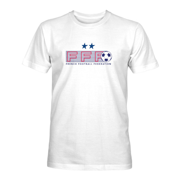 Футболка France National Team 1863FC Stripes - White