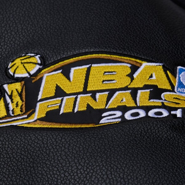 Philadelphia 76ers Mitchell & Ness Black Hardwood Classics 76 Originals Collection Varsity Full-Snap Jacket