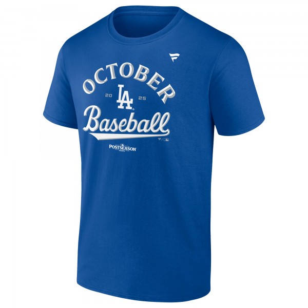 Los Angeles Dodgers Royal 2025 MLB Postseason Locker Room T-Shirt