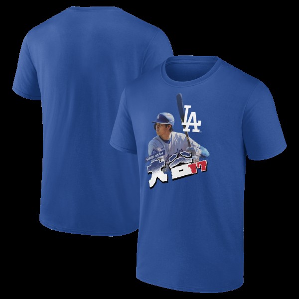 Los Angeles Dodgers Shohei Ohtani Royal Amp T-Shirt