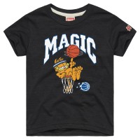 Подростковая Orlando Magic Garfield x Homage Charcoal Tri-Blend T-Shirt