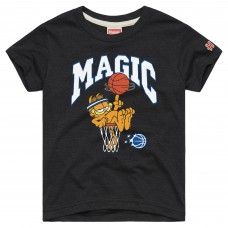 Подростковая Orlando Magic Garfield x Homage Charcoal Tri-Blend T-Shirt