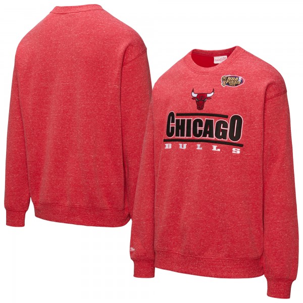 Кофта Chicago Bulls Mitchell & Ness Red Throw It Back Fleece