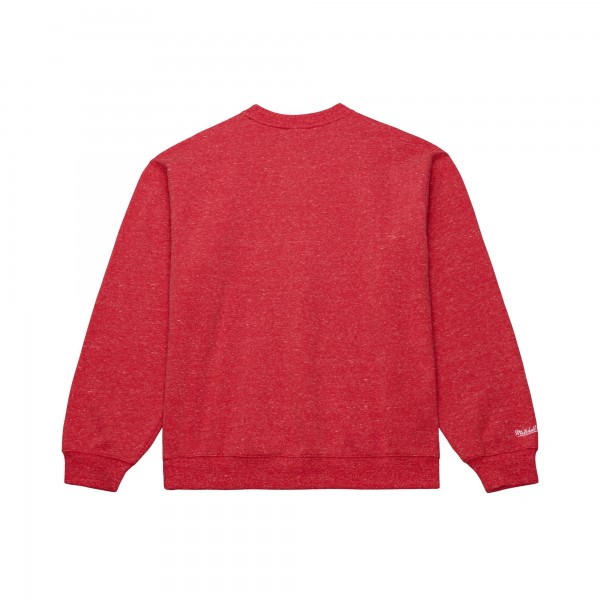Кофта Chicago Bulls Mitchell & Ness Red Throw It Back Fleece