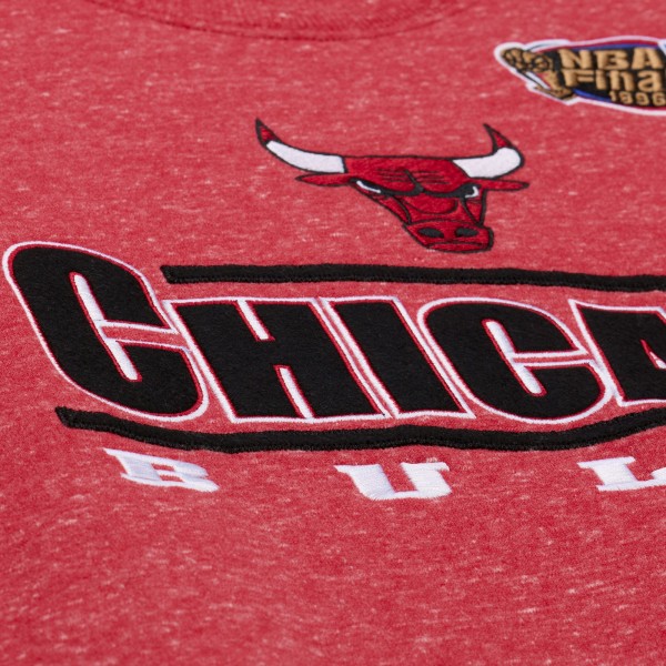 Кофта Chicago Bulls Mitchell & Ness Red Throw It Back Fleece