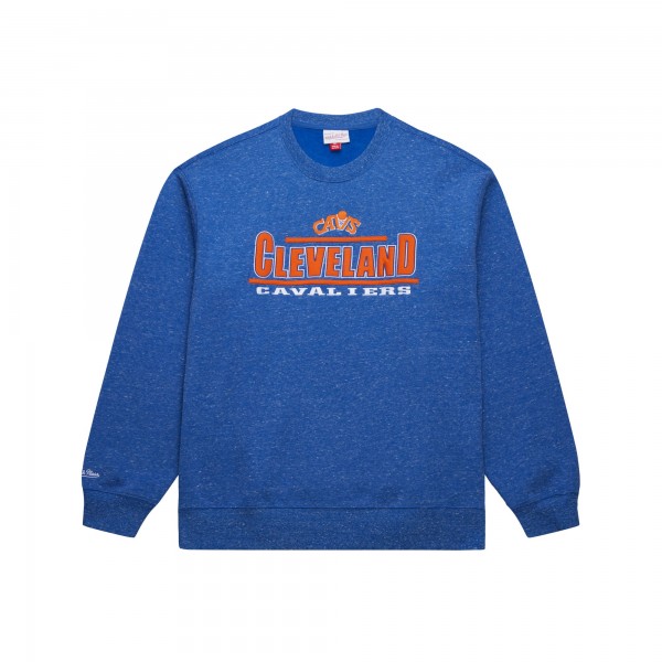 Cleveland Cavaliers Mitchell & Ness Royal Throw It Back Fleece Sweatshirt