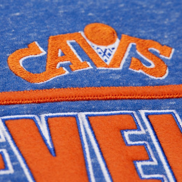 Cleveland Cavaliers Mitchell & Ness Royal Throw It Back Fleece Sweatshirt