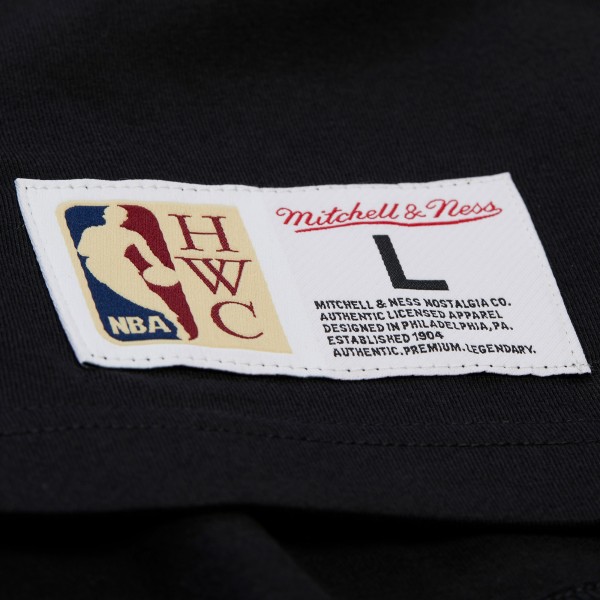 Boston Celtics Mitchell & Ness Black Hardwood Classics Throw It Back Premium T-Shirt