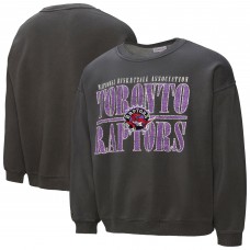 Toronto Raptors Mitchell & Ness Black NBA Downtown Collection Fleece Sweatshirt