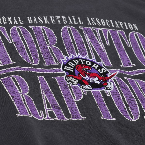 Toronto Raptors Mitchell & Ness Black NBA Downtown Collection Fleece Sweatshirt