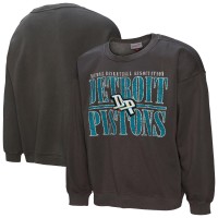 Detroit Pistons Mitchell & Ness Black NBA Downtown Collection Fleece Sweatshirt