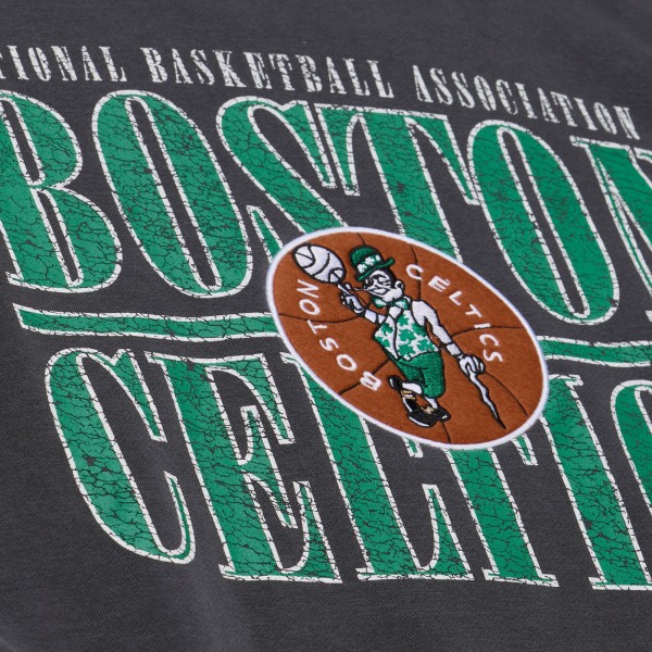 Boston Celtics Mitchell & Ness Black NBA Downtown Collection Fleece Sweatshirt