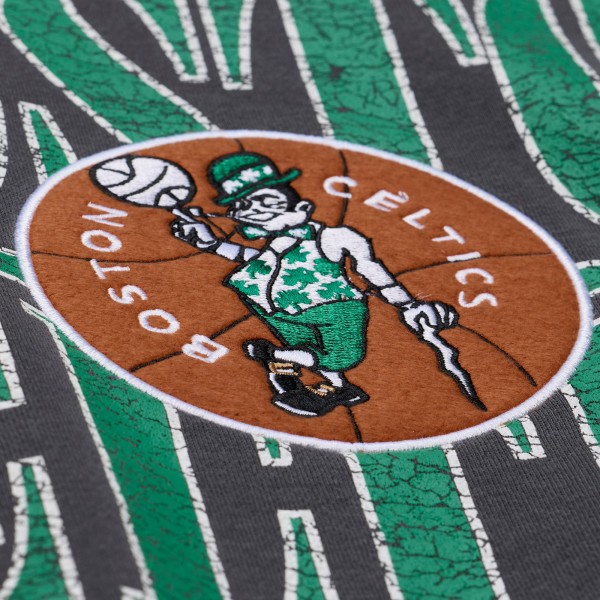 Boston Celtics Mitchell & Ness Black NBA Downtown Collection Fleece Sweatshirt